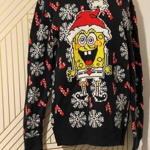 Spongebob Square Pants Ugly Christmas Sweater